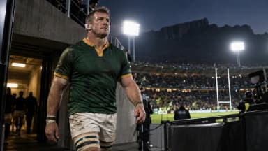 AI-generated editorial tribute to an anonymous veteran South African rugby forward continuing at age 39