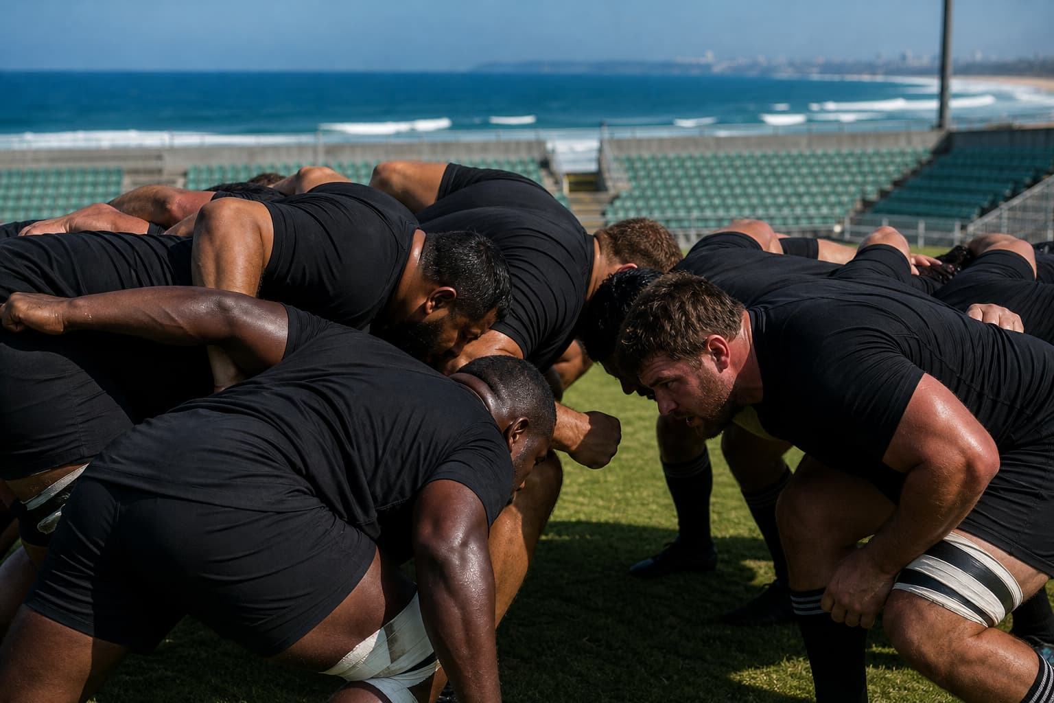 AI-generated editorial illustration for Sharks leave several Boks behind for European tour as injury list grows