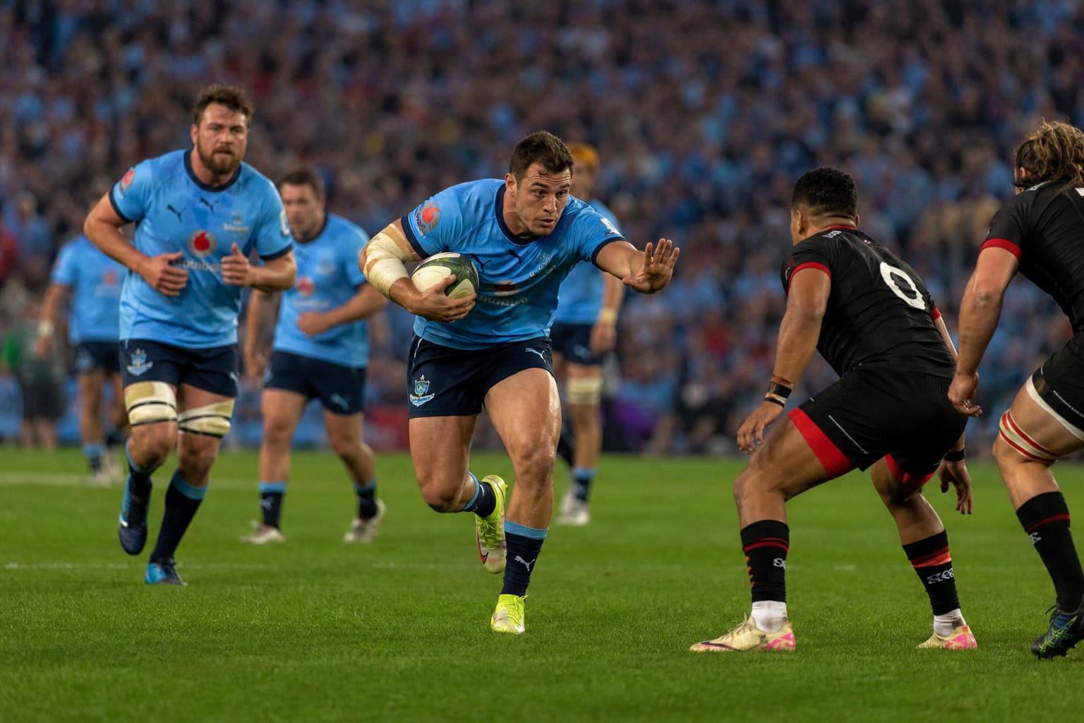 AI-generated editorial illustration for Bulls look to turn Loftus into a statement against Stade Français